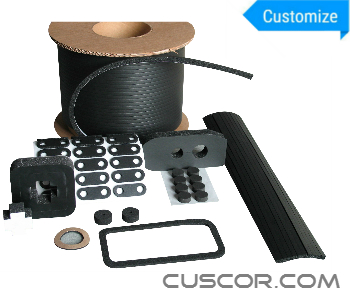 EPDM silicone neoprene rubber Die Cut Gaskets.